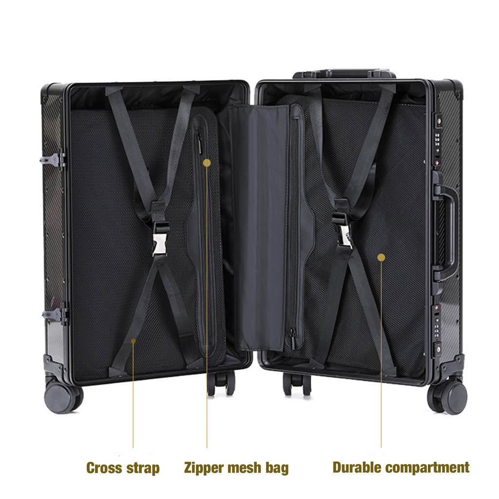 Milan - Valise Aluminum Edition Carbone